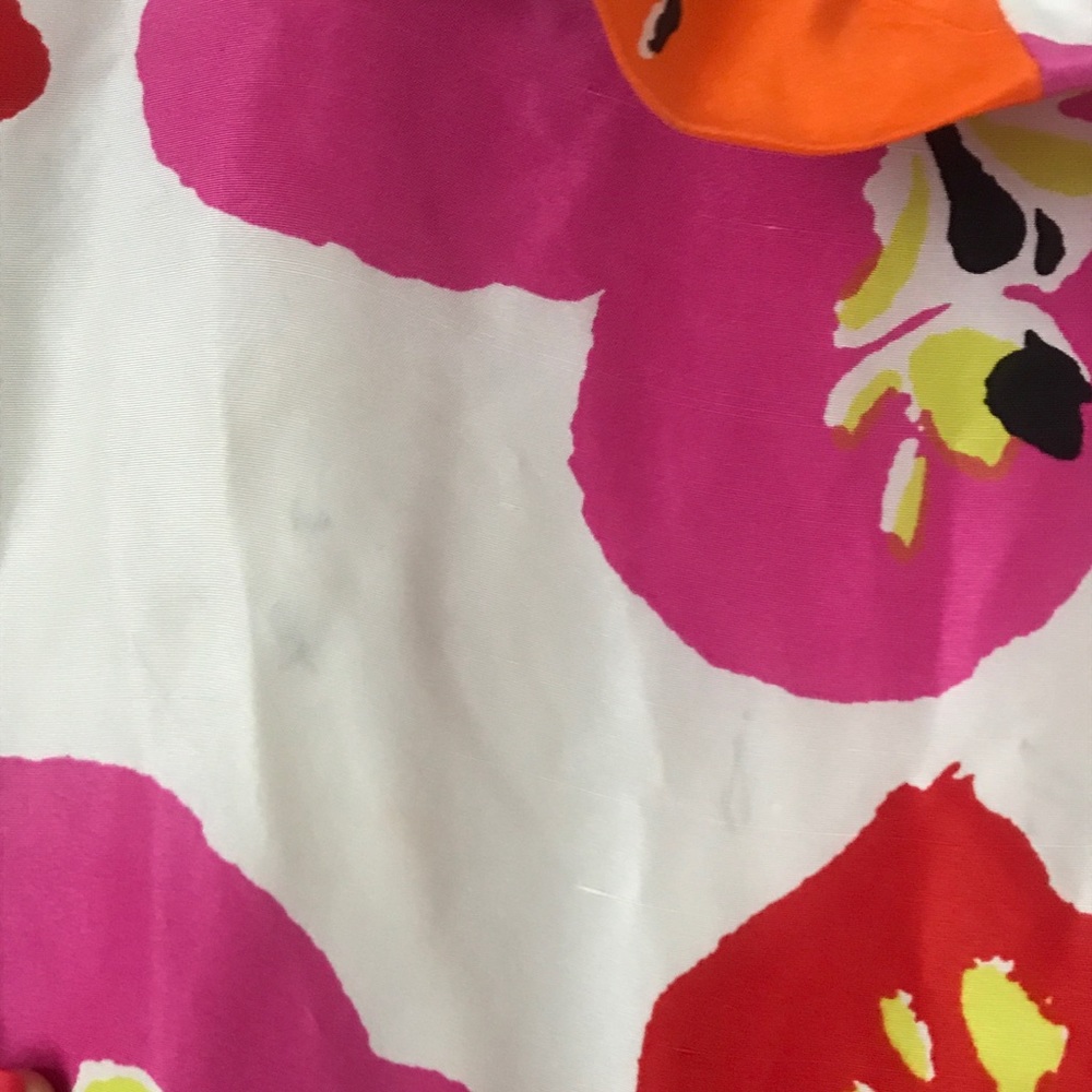 Kate Spade Floral Dress - Pink, Orange, Red - Picture 6 of 8